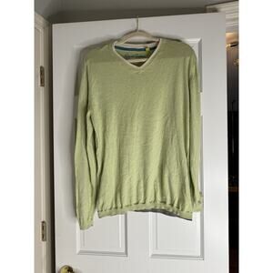 robert graham large Green mens long sleeve shirt. Large. Classic Fit